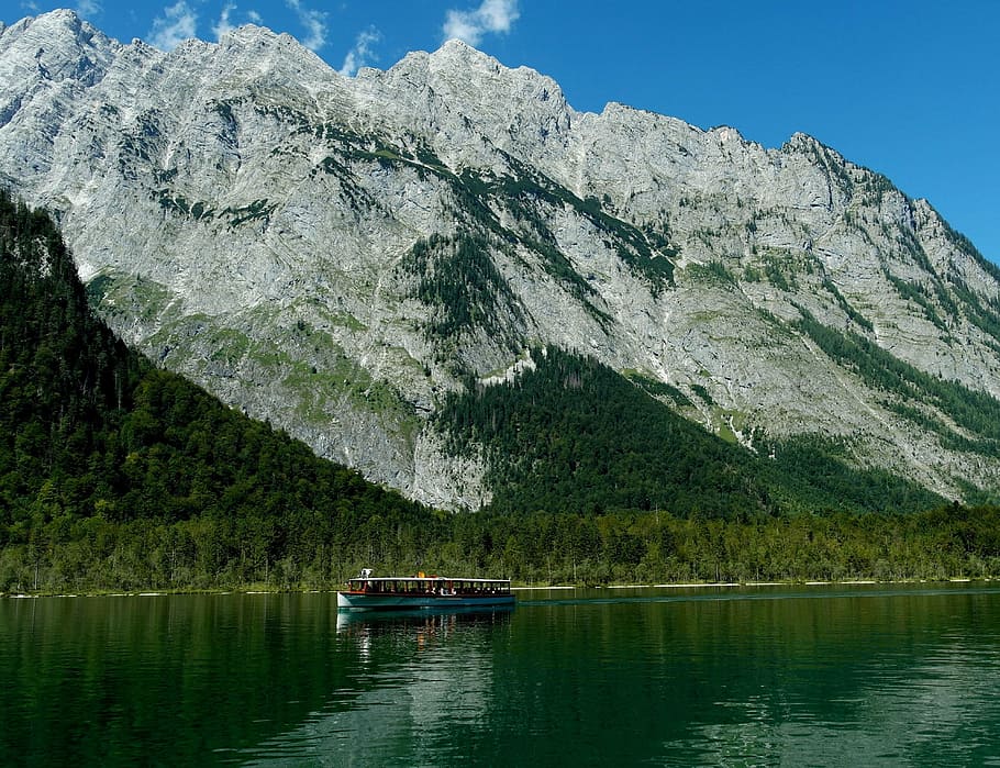 königssee, berchtesgaden, massif, berchtesgaden alps, berchtesgaden national park, HD wallpaper