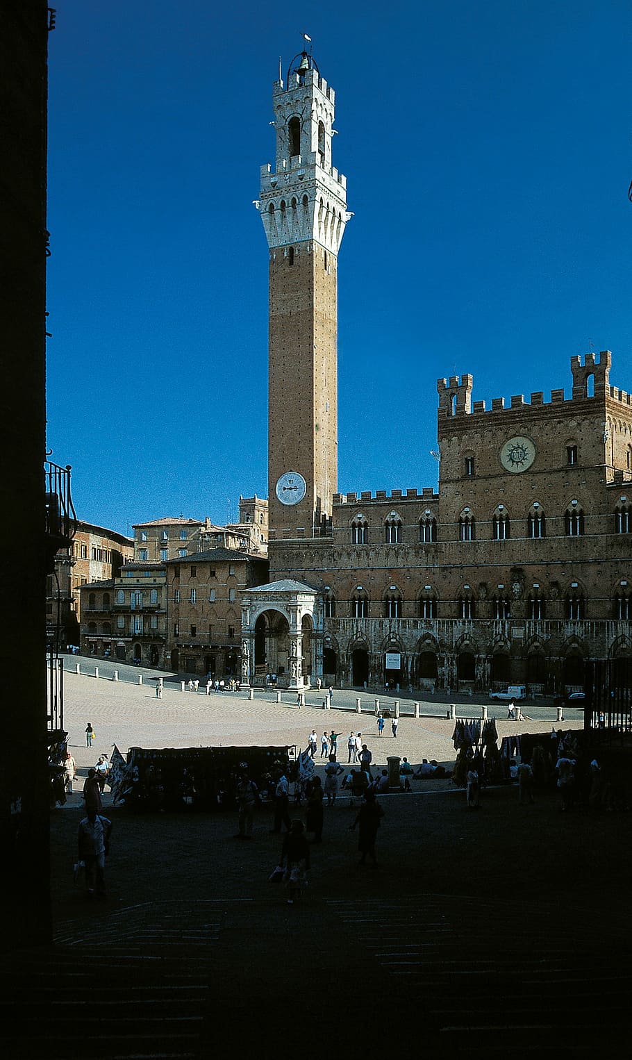 Siena, Piazza Del Campo, Italy, Tuscany, renaissance, homes, HD wallpaper