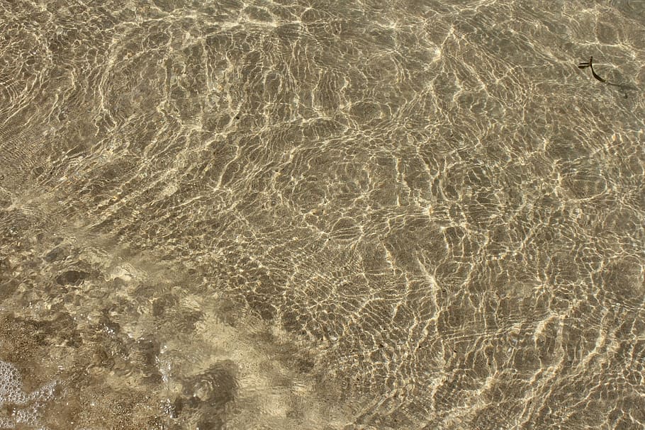 body of water, beach, water background, texture, pattern, clear water HD wallpaper