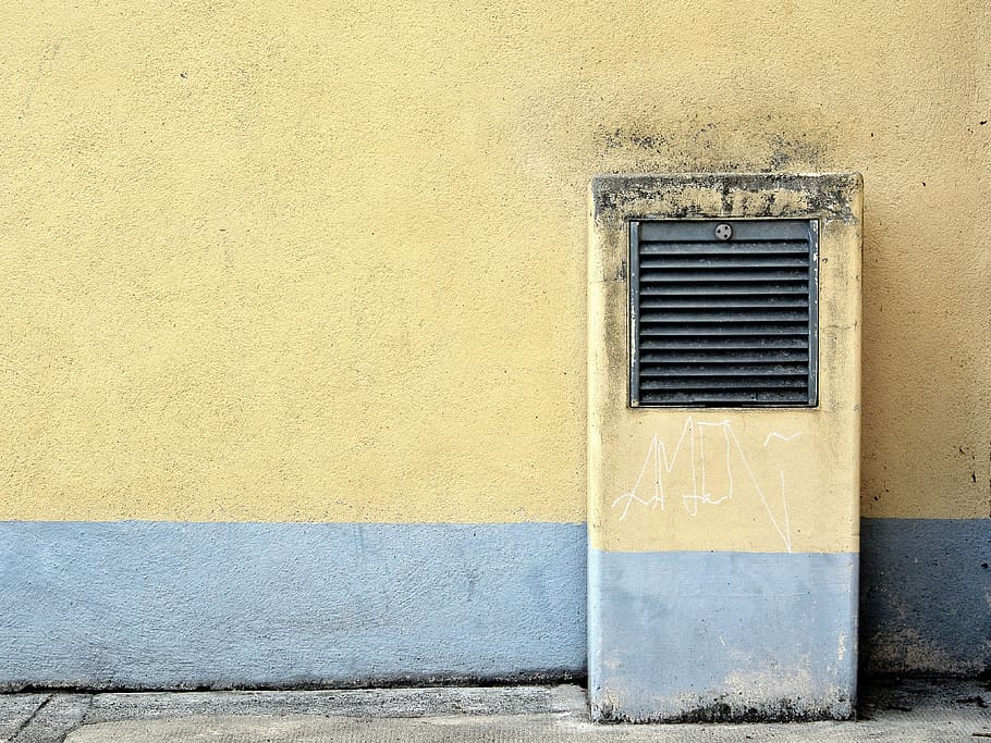 yellow concrete wall, old, texture, vintage, stone, architecture