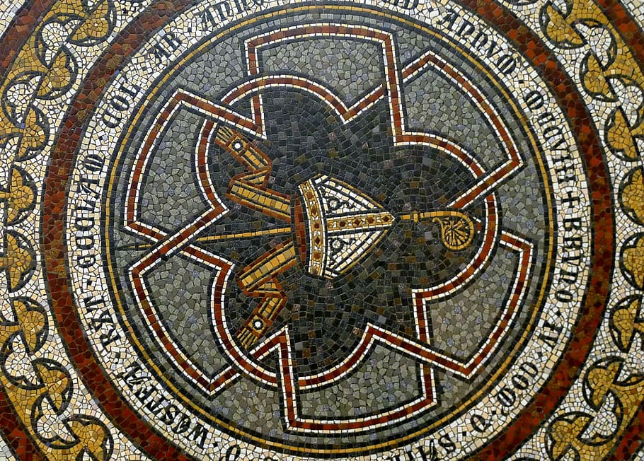 mosaic floor, cologne cathedral, pattern, germany, church, dom HD wallpaper