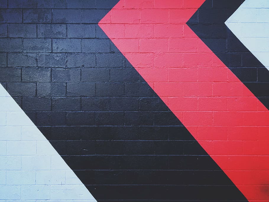 black and red painted wall, abstract, art, building, business