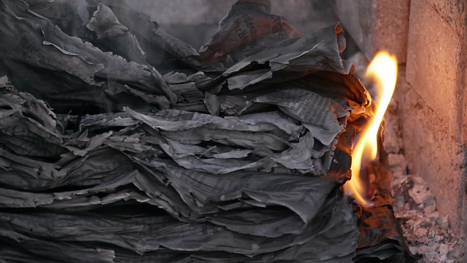 fire, flame, burn, wood, flame log fire, fireplace, lighter HD wallpaper