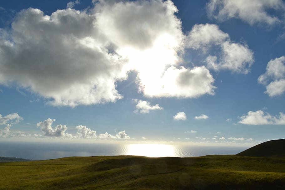 sunset, nuve, landscape, ecological, cloud - sky, environment HD wallpaper