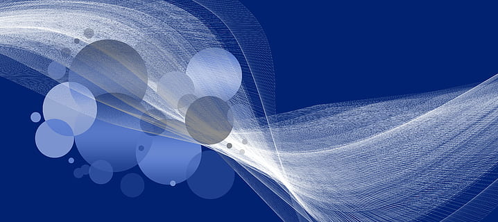 white and blue digital wallpaper, banner, header, points, circle HD wallpaper
