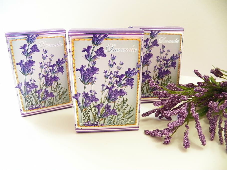 lavender soap, aromatic, indoors, no people, pattern, floral pattern HD wallpaper