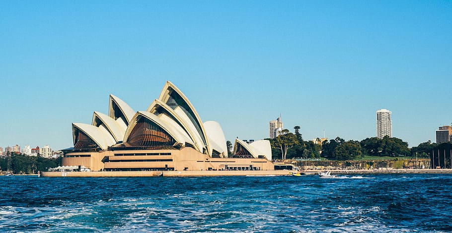 Sydney Opera House, Australia, architecture, nature, water HD wallpaper