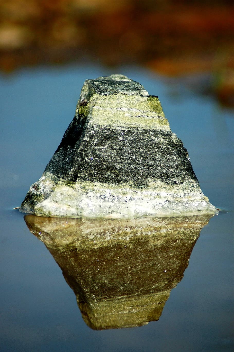 Water, Stone, Peace, Reflection, solitude, close-up, no people HD wallpaper
