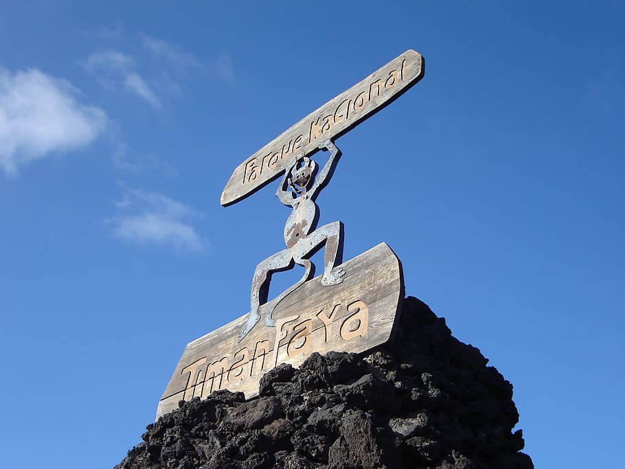 lanzarote, césar manrique, devil, timanfaya, timanfaya national park HD wallpaper