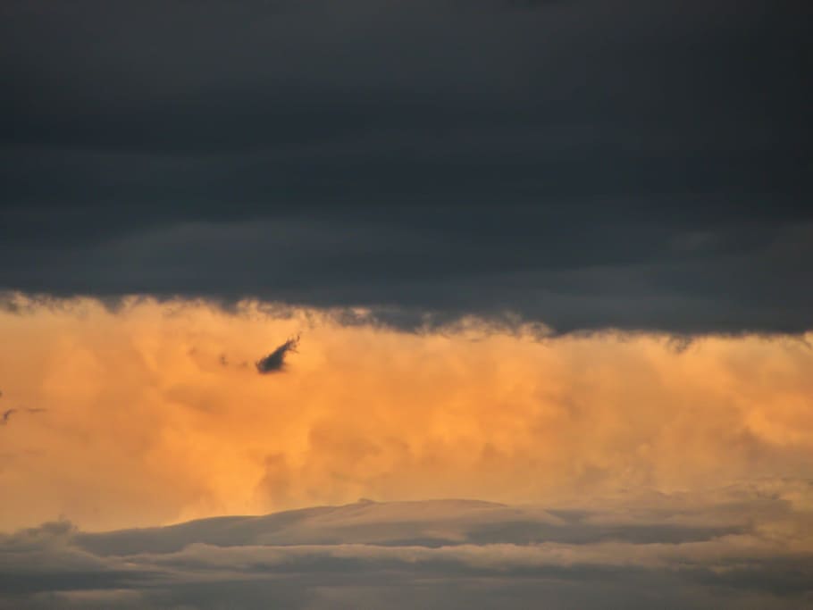 clouds, cloudscape, background, colors, dramatic, dusk, cloud - sky HD wallpaper