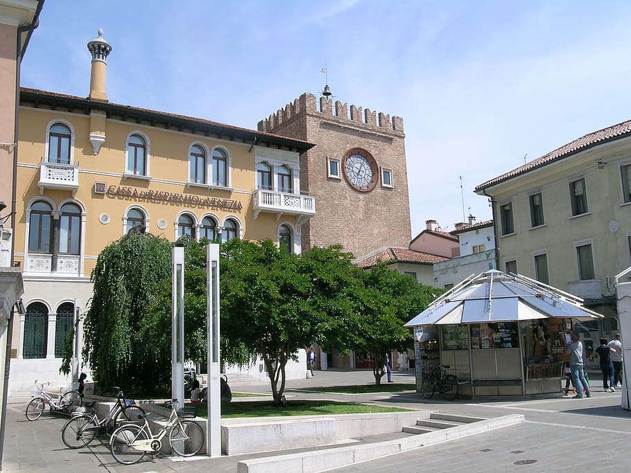 piazza, mestre, historical centre, built structure, architecture HD wallpaper