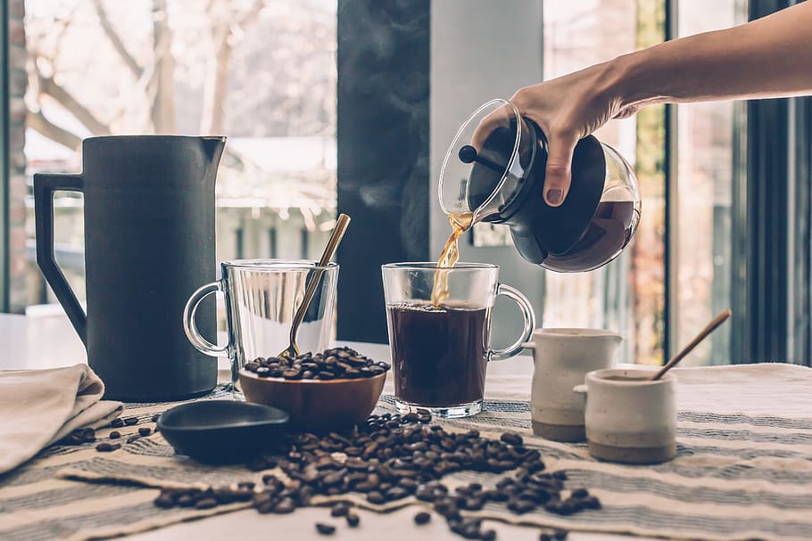 food, dawn, caffeine, coffee, beverage, breakfast, brewed coffee HD wallpaper