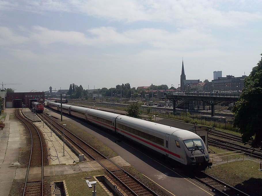 Train, Ic, Berlin, Berlin, Germany, Station, travel, transportation HD wallpaper