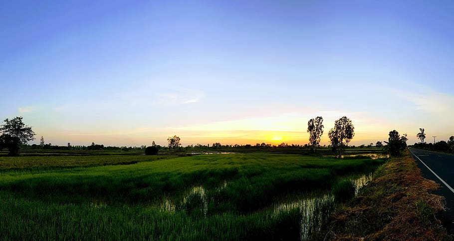 last light, view, sunset, evening, cool, sunsets, the sun, image view HD wallpaper
