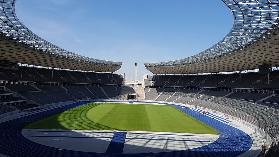 olympic stadium, berlin, sport, built structure, architecture, HD wallpaper