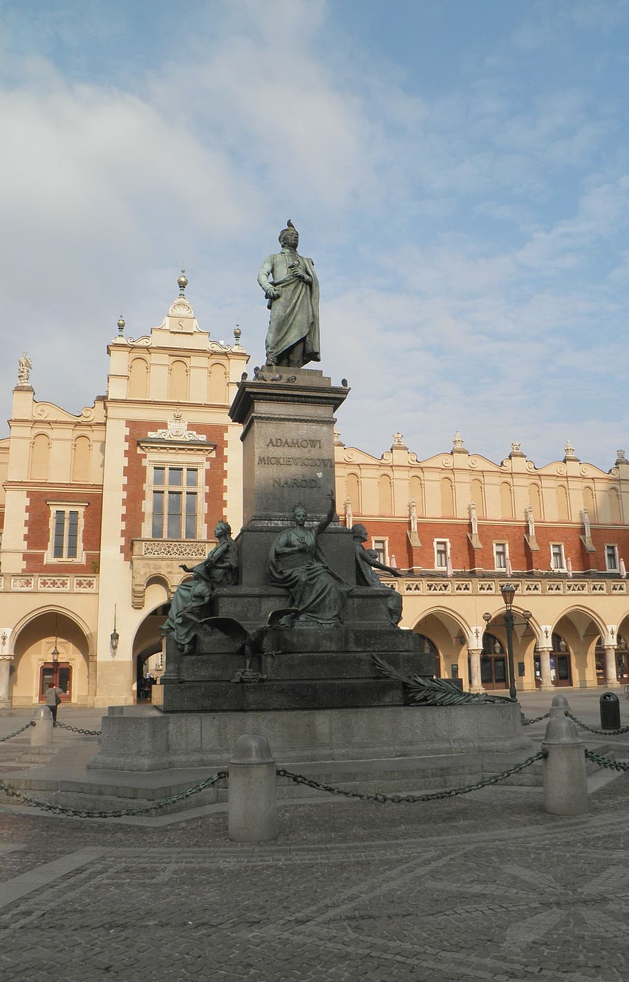 Krakow, Image, Cloth Hall, Square, statue, architecture, arts culture and entertainment HD wallpaper