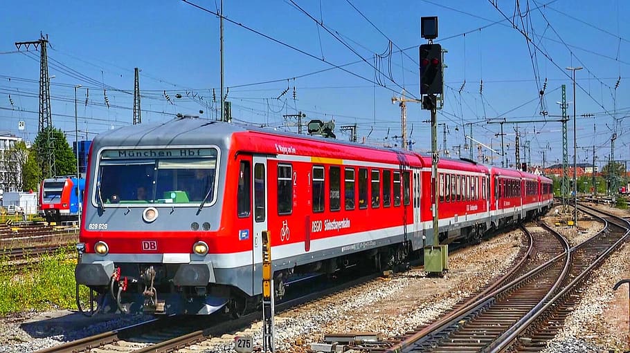 train, railway, railway line, rail transportation, track, railroad track HD wallpaper