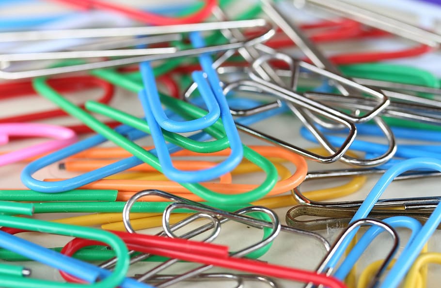 clips, blue, orange, multi colored, large group of objects HD wallpaper