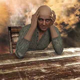 man, problems, depression, soul, crisis, kummer, psychiatry HD wallpaper