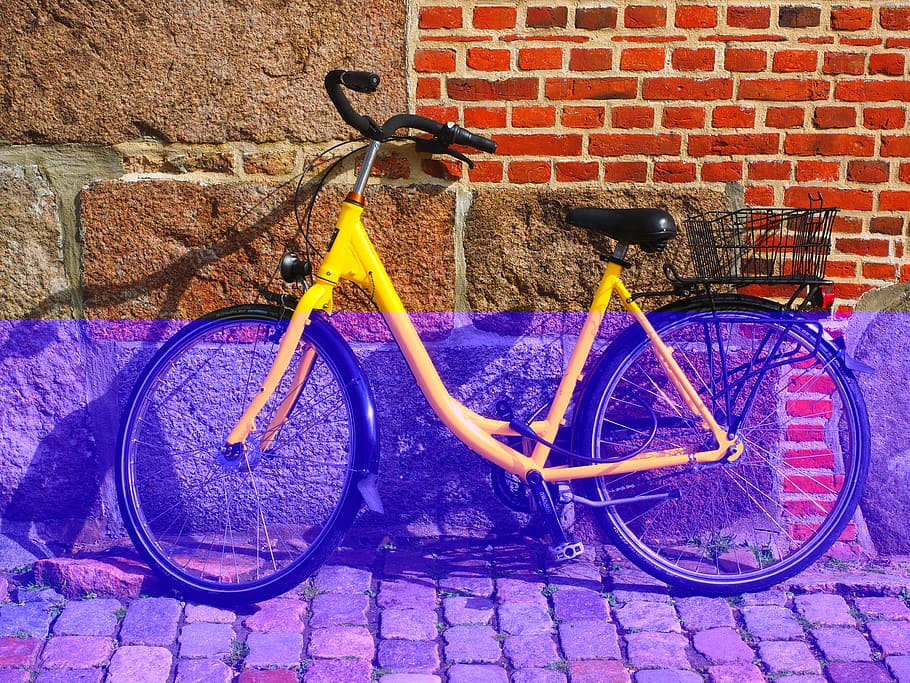 wheel, cycling, more, cycle, bicycle basket, post bike, postrad HD wallpaper