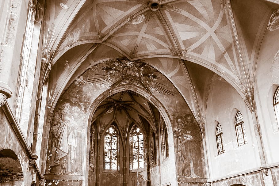 church, chapel, inside, architecture, old building, historically HD wallpaper