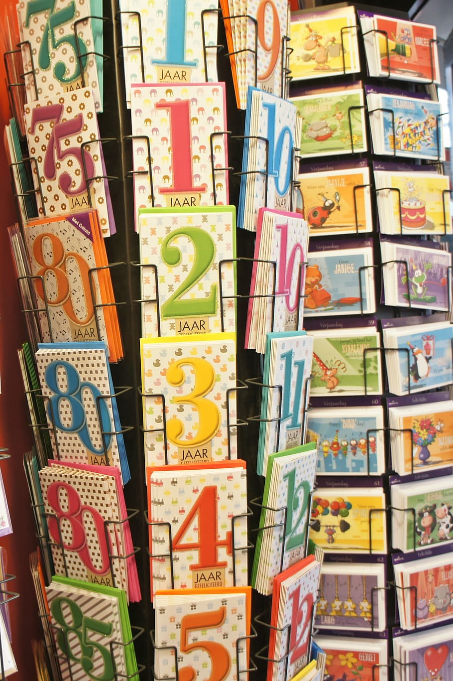 cards, figures, colorful, post, choice, variation, large group of objects HD wallpaper