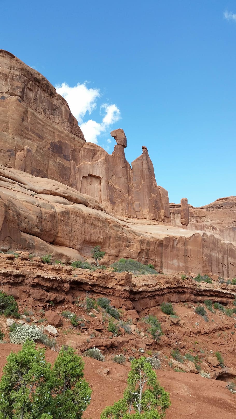 moab, utah, desert, formation, sky, rock formation, rock - object HD wallpaper