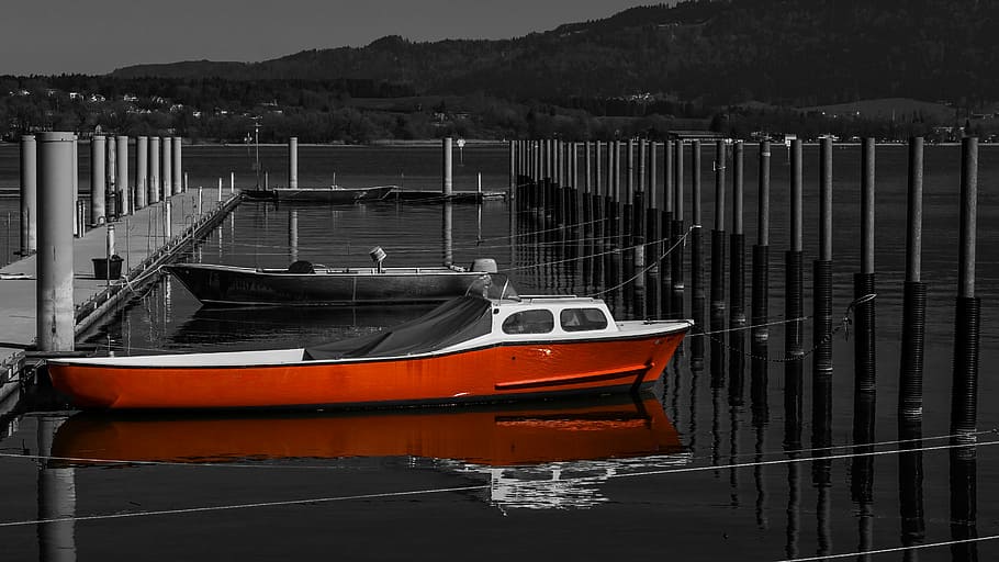 boot, water, lake, ship, jetty, lake constance, background HD wallpaper