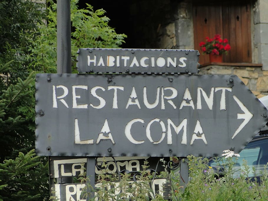 coma drink, funny, restaurant, shield, advertising, text, communication HD wallpaper