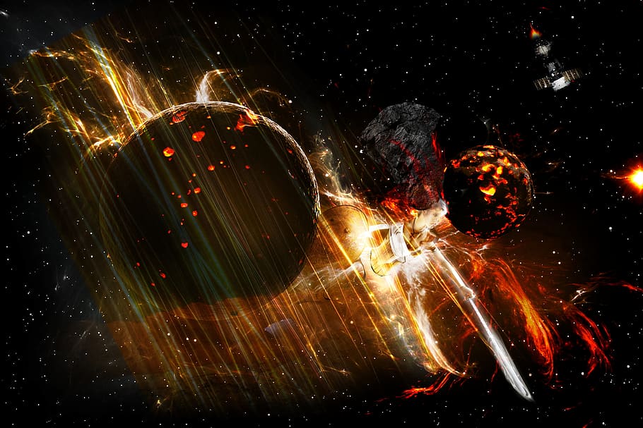 science, motion, light, desktop, energy, space, astronomy, flame HD wallpaper