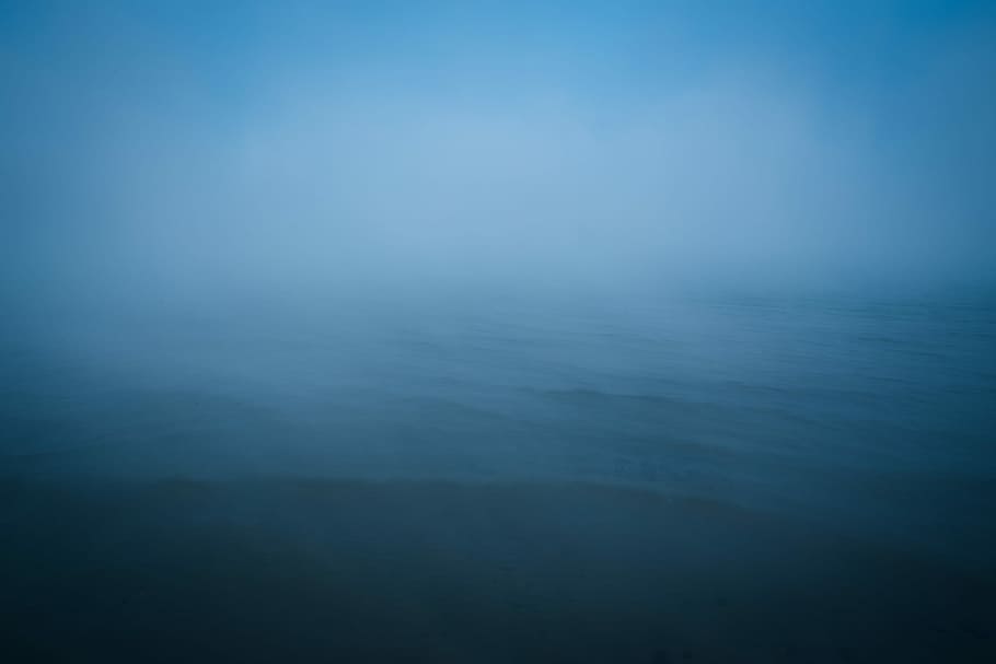 untitled, sea, ocean, water, wave, blue, beauty in nature, tranquility HD wallpaper