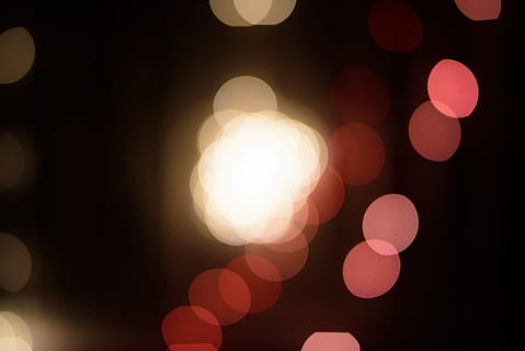 Pink, Bokeh, Balls, lighting equipment, lens flare, illuminated HD wallpaper