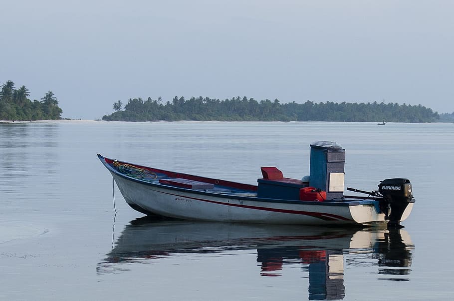 Maldives, Boot, Sea, Twilight, nautical Vessel, lake, nature HD wallpaper