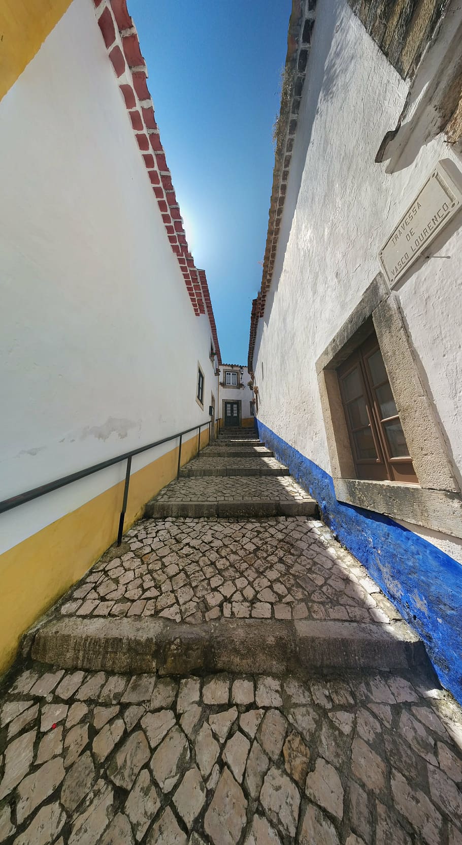 street, stair, iberian, mediterranean, village, pedestrian, HD wallpaper