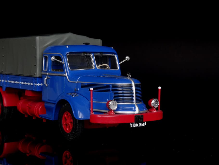 model car, car model, krupp, oldtimer, truck, toys, collect HD wallpaper