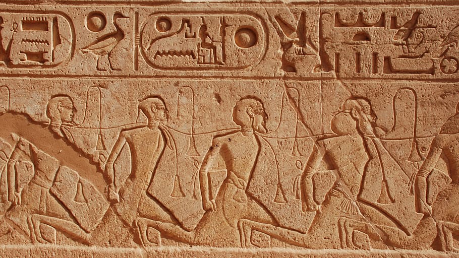 traditional engraved, egypt, travel, hieroglyphs, abu simbel, HD wallpaper