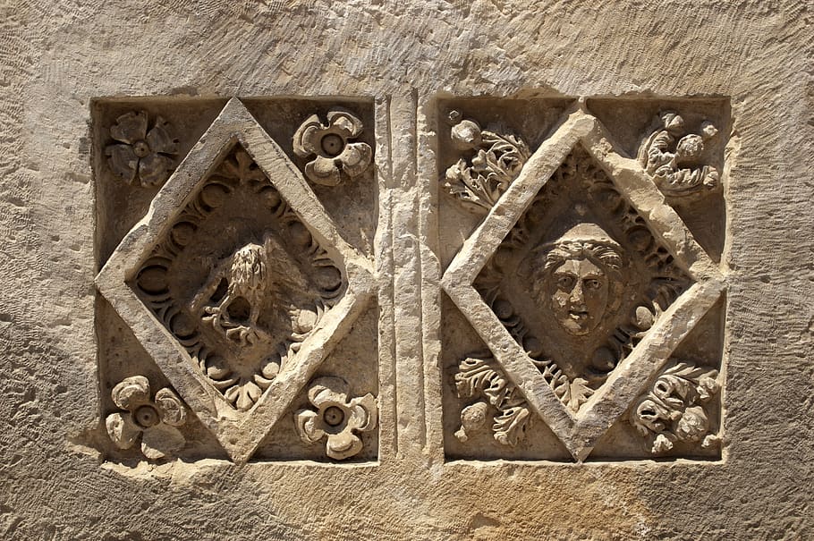 ornament, architecture, old, wall, close-up, craft, no people HD wallpaper