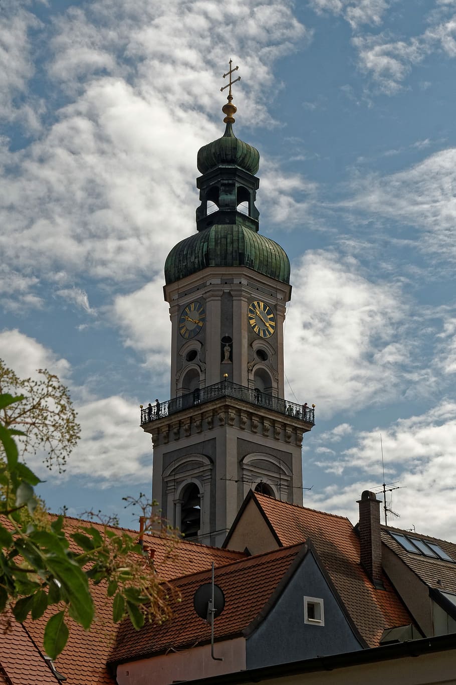 Steeple, Freising, Building, architecture, tower, city, high building HD wallpaper
