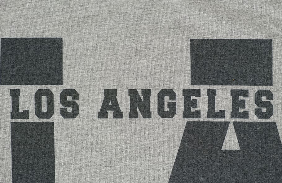 los angeles, printing, pattern, graphics, fabric, vivid color HD wallpaper