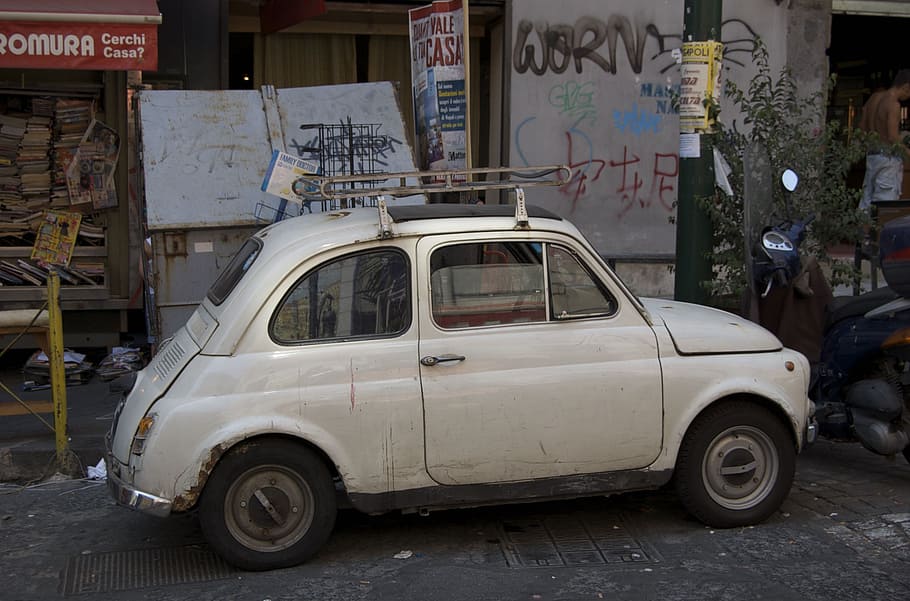 five hundred, five hundred bianca, auto, street, car, urban Scene HD wallpaper