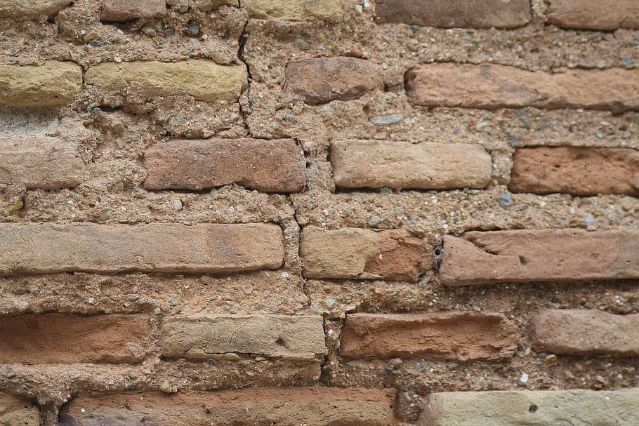 Wall, Bricks, Construction, Stone, Old, architecture, worn HD wallpaper