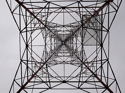 Transmission Tower, Angles, Technology, structure, electricity HD wallpaper