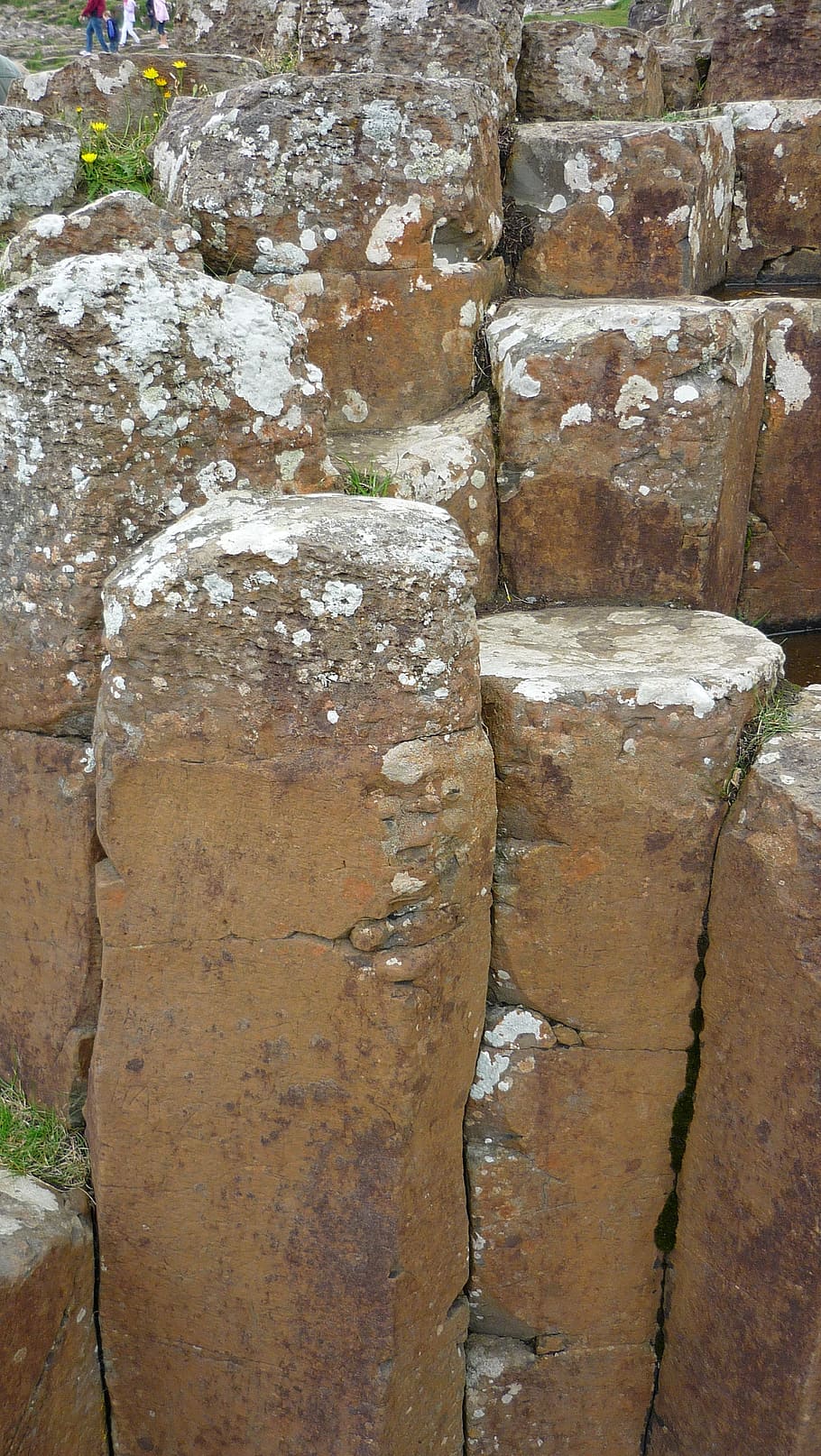 basalt, causeway, columns, northern, ireland, antrim, hexagonal HD wallpaper