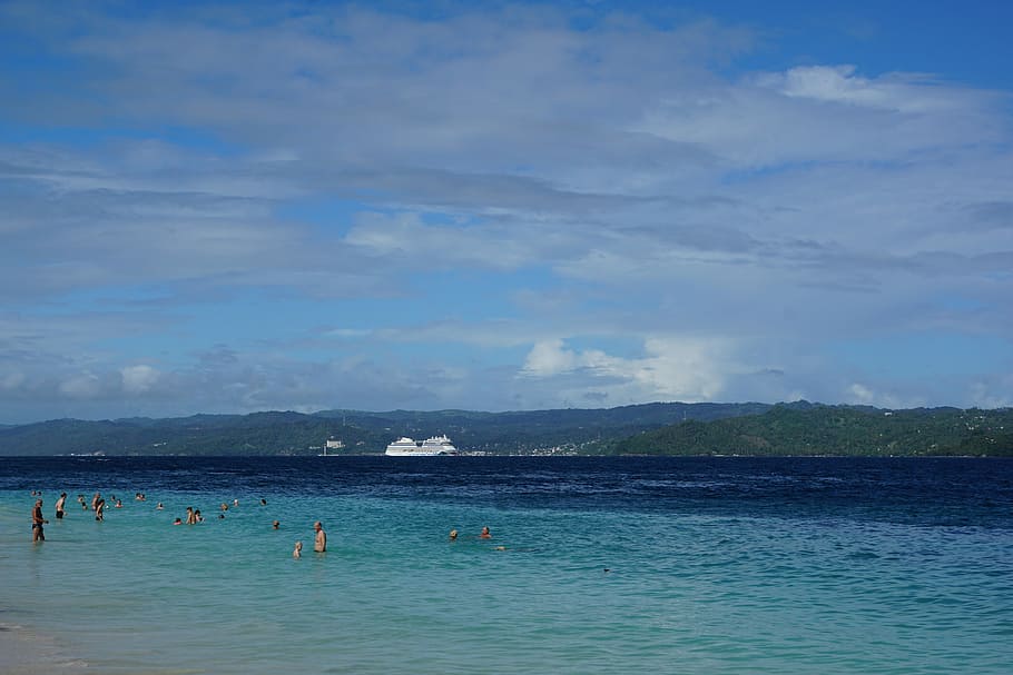 Island, Caribbean, Sea, Sea, Beach, levantado, bacardi island, HD wallpaper