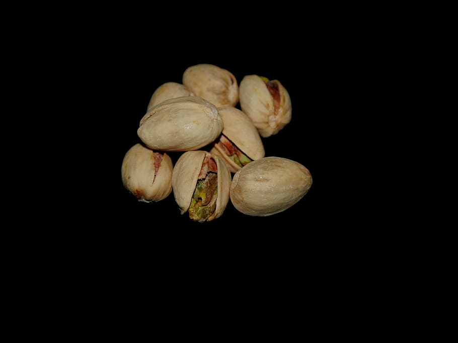 pistachios, nuts, shell, green, fruit, nibble, studio shot HD wallpaper