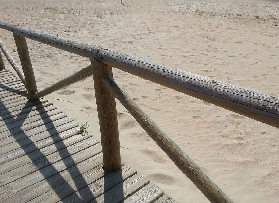 beach, web, wood, sand, heiss, footprints, andalusia, spain HD wallpaper