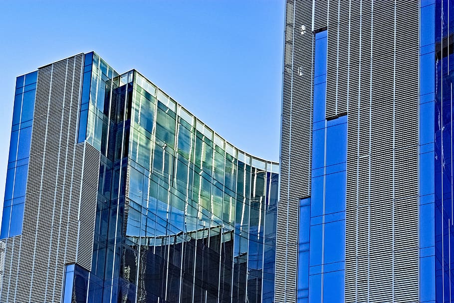 building, tower, skyscraper, glass, urban, modern, architecture HD wallpaper