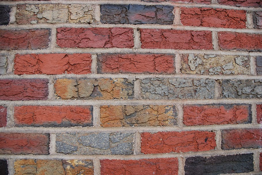 wall, bricks, brick wall, backgrounds, full frame, built structure HD wallpaper