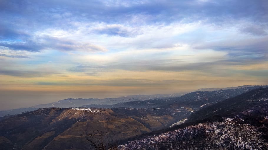 panoramic, nature, sky, landscape, mountain, cloud, panoramic photo HD wallpaper