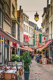 Brussels Old Town - Belgium - People Walking Along the Mediamarkt  Electronics Concern in the Rue Neuve, the Main Shopping Street Editorial  Stock Photo - Image of logo, area: 243000343